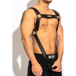 BDSMaster Harnais Sexy Harness Simili Noir